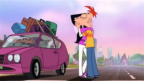 Phineas And Ferb Act Your Age Phineas And Isabella Kiss