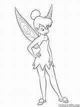 Coloring Tinkerbell Pages Tinker Disney Bell Neverbeast Legend Fawn Cartoons Beast Printable  Colorkid Tumblr sketch template
