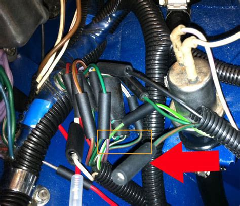 wiring harness mystery wire pic mgb gt forum mg experience forums  mg experience