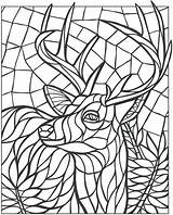Mosaic Coloring Pages Patterns Printable Getcolorings Color sketch template