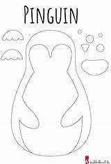 Pinguin Bastelvorlage Pinguine Kribbelbunt Vorlagen Schablonen sketch template