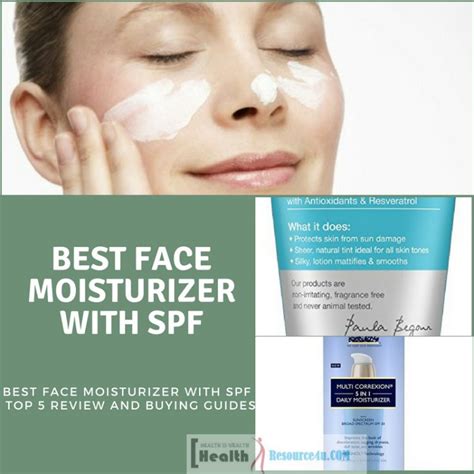 Best Face Moisturizer With Spf Top 5 Review And Buying Guides