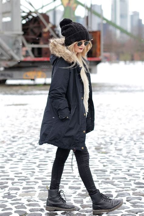 winterschuhe trends   black outfit winter winter fashion outfits winter outfits