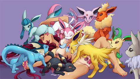eevee espeon flareon glaceon jolteon and others pokemon drawn by trainer sydney and