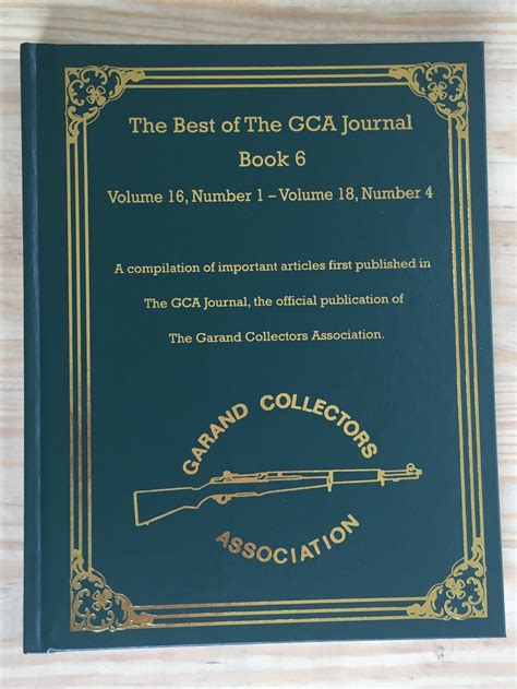 gca journal book  garand collectors association