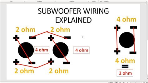 subwoofer wiring explained diy subwoofer wiring youtube