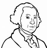 George Washington Drawing Coloring sketch template