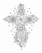 Majestic Expressions Mandala Kreuz Muster Kreuze Bibelverse Malen sketch template