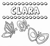 Clara Nomes sketch template