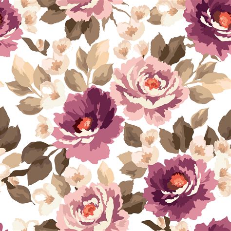 floral seamless pattern flower background    fb