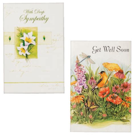 Sympathy And Encouragement Cards Set Of 24 Sympathy Cards