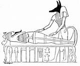 Mummy Mumia Colorir Anubis Mummies sketch template