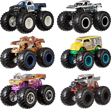 Mattel Hot Wheels Monster Trucks 1 64 Demo Doubles 2 Pk Assorted