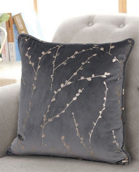 emily grey cushion cover from net curtains direct