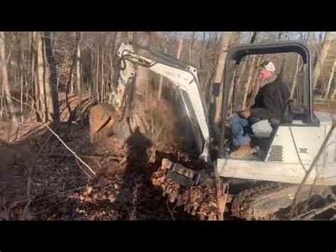 mini excavator root rake youtube
