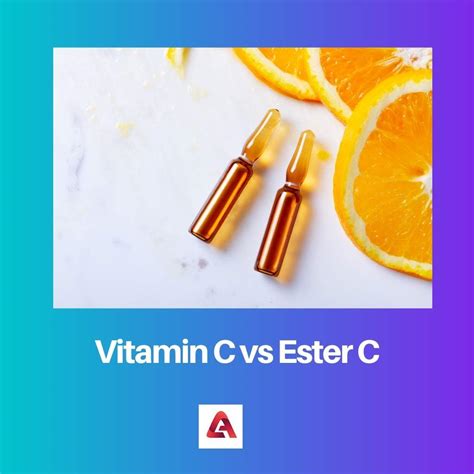 vitamin   ester  difference  comparison