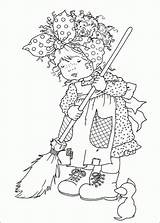 Coloring Kay Sarah Pages Holly sketch template