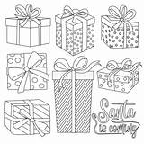 Christmas Collection Natale Colorare Contenitori sketch template