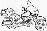 Coloring Motorcycle Pages Printable Getcolorings sketch template