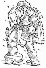 Coloring Vikingo Vikings Guerrero Guerreiro Axe Espada Warcraft Hacha Guerreiros Shield Coloringonly Pegue Vivos Decalcar Mortos Podem Especiais Crianças Ser sketch template