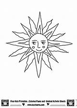 Coloring Sun Sheet Library Clipart Pages Line sketch template