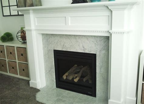 give  makeover   fireplace   diy fireplace surround