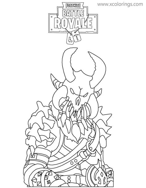 fortnite ragnarok coloring pages xcoloringscom