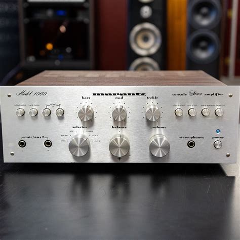 marantz model  stereo console amplifier reverb