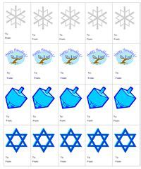 printable hanukkah gift tags holiday gift labels hanukkah
