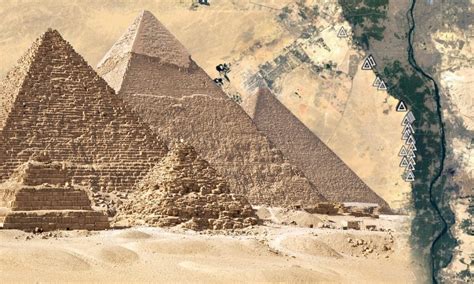 Ancient Egyptian Pyramids Map Heritagedaily Heritage