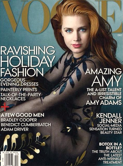 Amy Adams Wears Sheer Look On Vogue December 2014 Cover Fashion Gone
