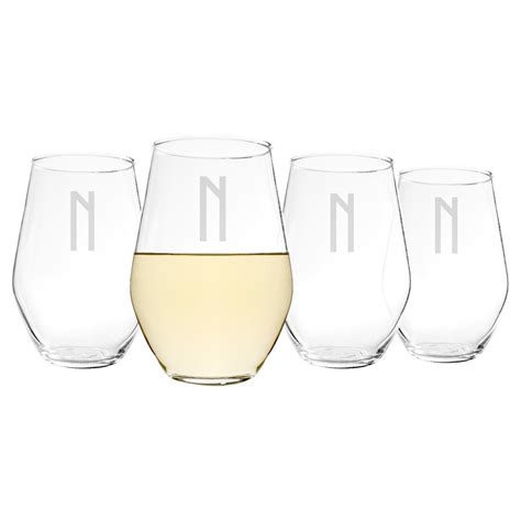 Personalized Contemporary Stemless Wine Glasses The Best Ts For