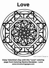 Coloring Pages Mantra Mandalas sketch template