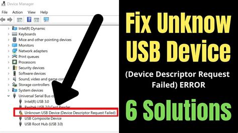 fix unknown usb device device descriptor request failed error windows  benisnous