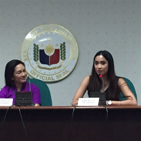 anne nicole de castro one of women protesters sexually harassed online faces media with sen