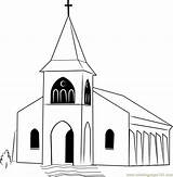 Coloring Church Mission Coloringpages101 Pages Color sketch template