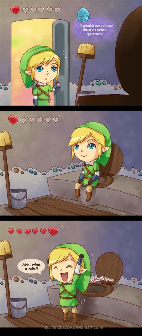 The Legend Of Zelda Skyward Sword Link And Fi Ss Restroom By