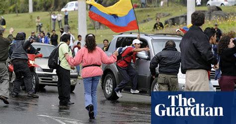 Ecuadorean President Rescued After Siege World News The Guardian
