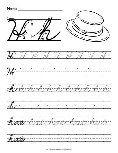 cursive writing worksheets images  pinterest cursive