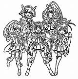 Glitter Force Coloring Pages Kelsey Colorir Color Printable Para Wecoloringpage Colouring Popular Template Sheets Salvo sketch template