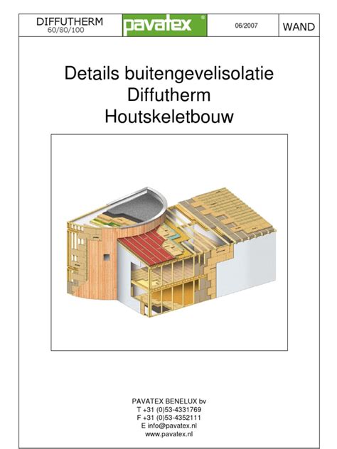 diffutherm constuctie details houtskeletbouw