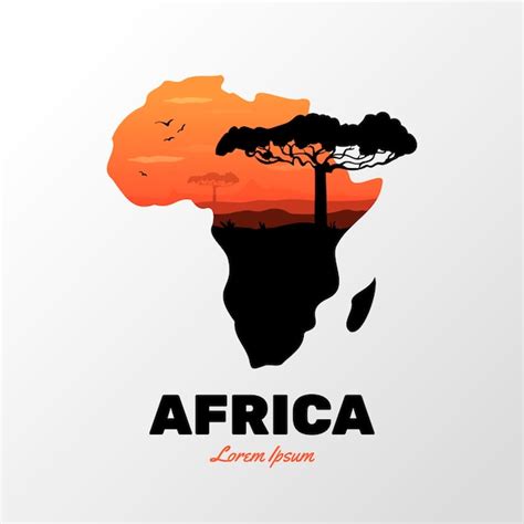 africa map logo template map logo africa map charity logo design images