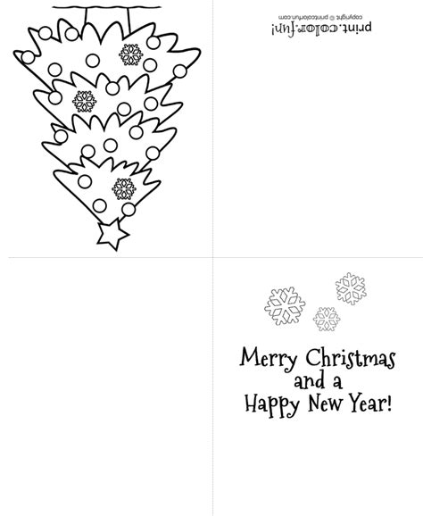 christmas card christmas coloring cards  printable christmas