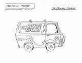 Scooby Doo Coloring Van Pages Drawing Blogger sketch template