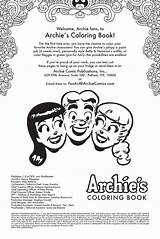 Coloring Book Archie Comics Preview Comic Inside Look sketch template