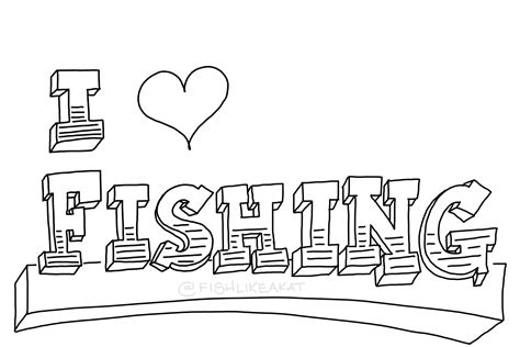 chillax color  fishing coloring pages