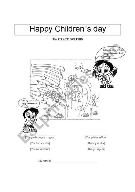 happy childrens day esl worksheet  ambota