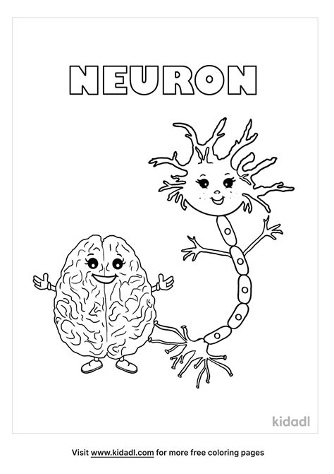 neuron coloring page debbidakarai vrogueco