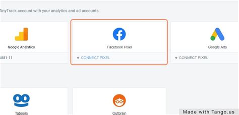 implement  facebook conversion api anytrack