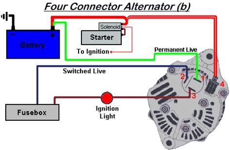 circuit diagram typical alternator wiring diagram alternator